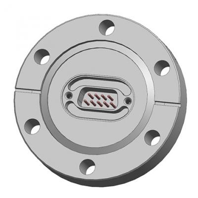 CF40 Flange with DB9 Feedthroughs