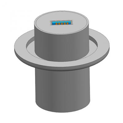 KF40单芯USB3.0真空馈通 母转母