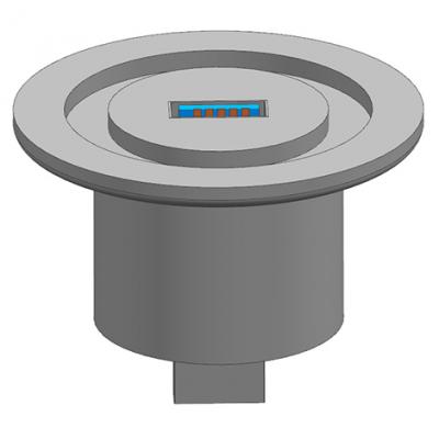 KF40 Flange to USB3.0 Feedthroughs Connector