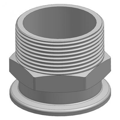 KF (QF) to Male NPT Adapters