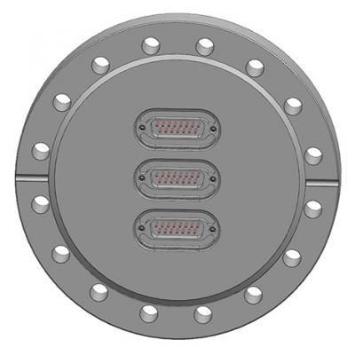 定制CF100真空馈通带3芯DB15 公转公